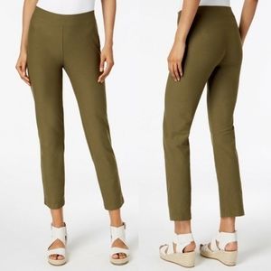 NWT Eileen Fisher Slim Ankle Pants (XS - Olive)